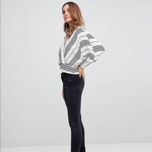 ASOS Batwing Plunge Top
